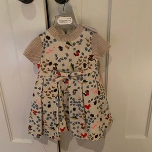 Simonetta dress and leg warmers